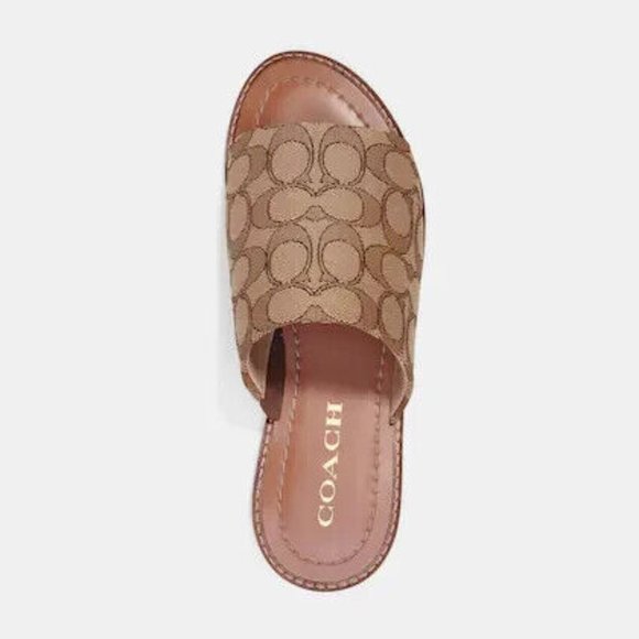 Coach Hazel Sandal In Signature Jacquard - Picture 3 of 5